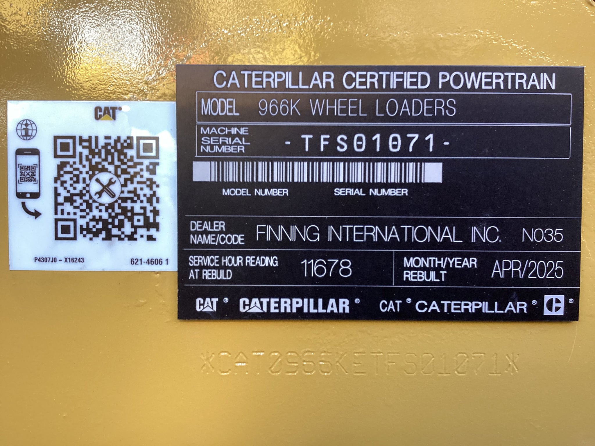 2013 Caterpillar 966K Wheel Loader