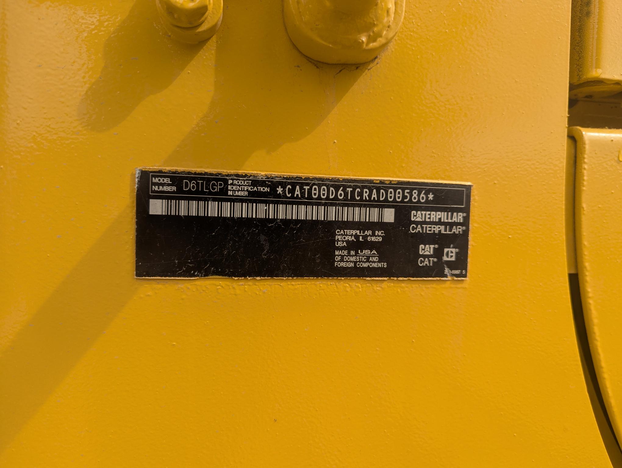 2015 Caterpillar D6T Dozer