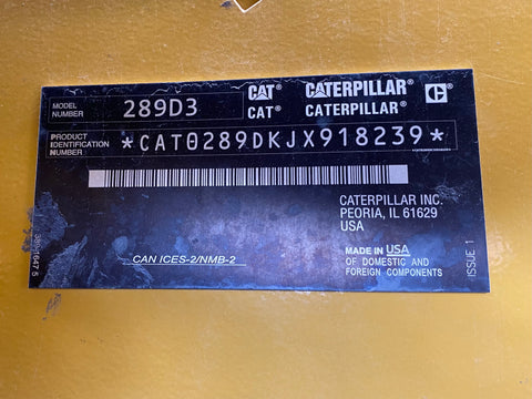 2024 Caterpillar 289D3 Compact Track Loader